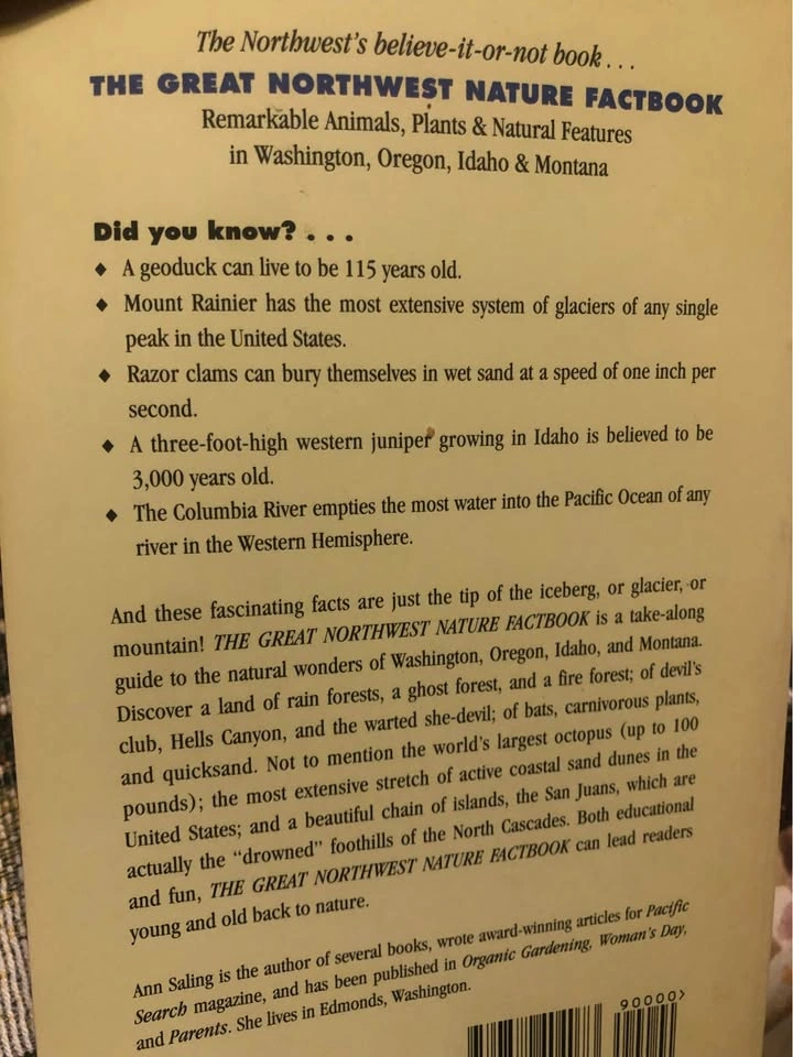 ⚽️ The Great Northwest Nature Fact Book - photo 2