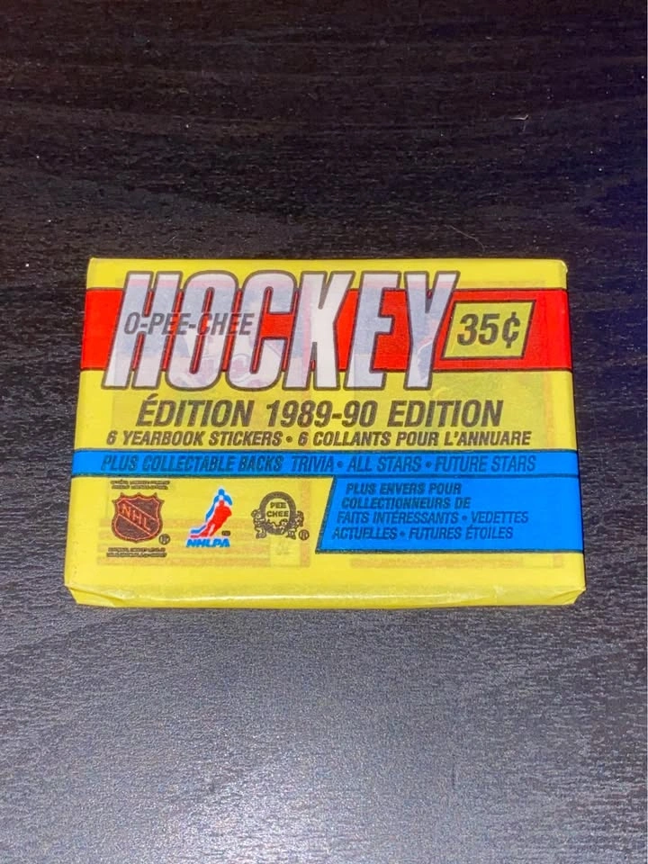 1989-90 O-Pee-Chee Stickers Wax Packs (8 packs) - photo 2