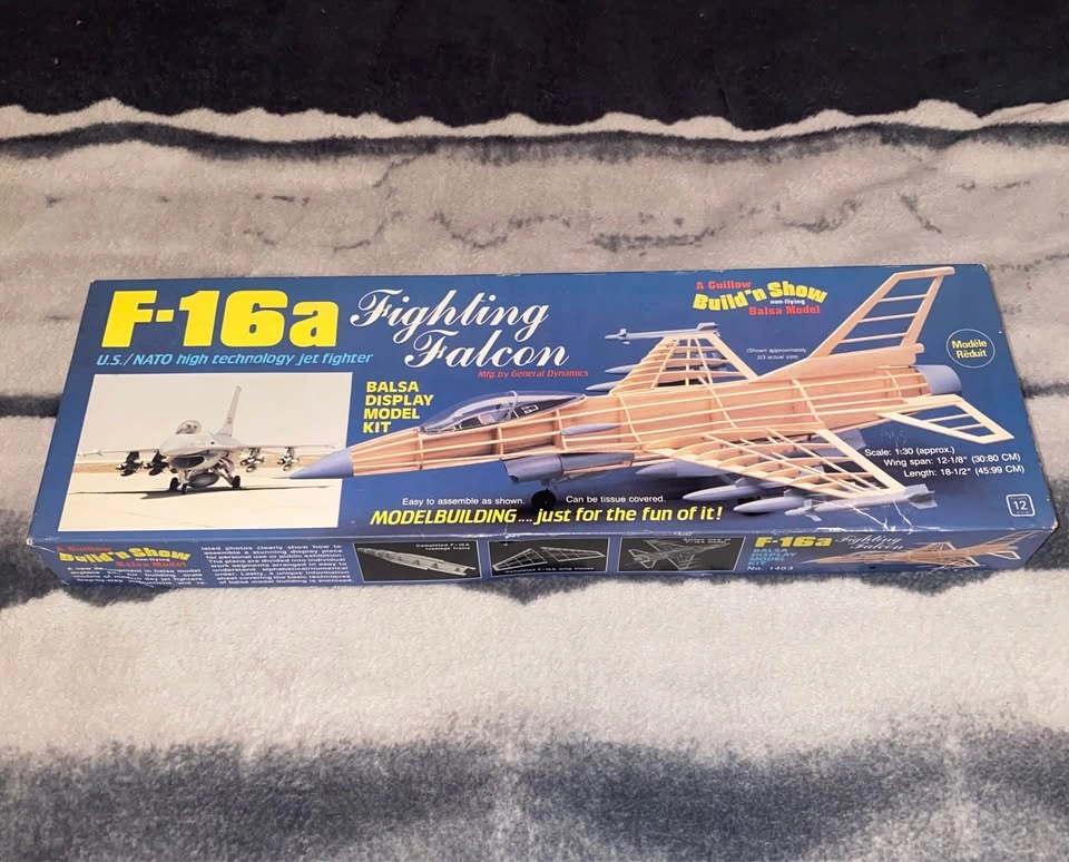 F-16a Fighting Falcon wood model - photo 2