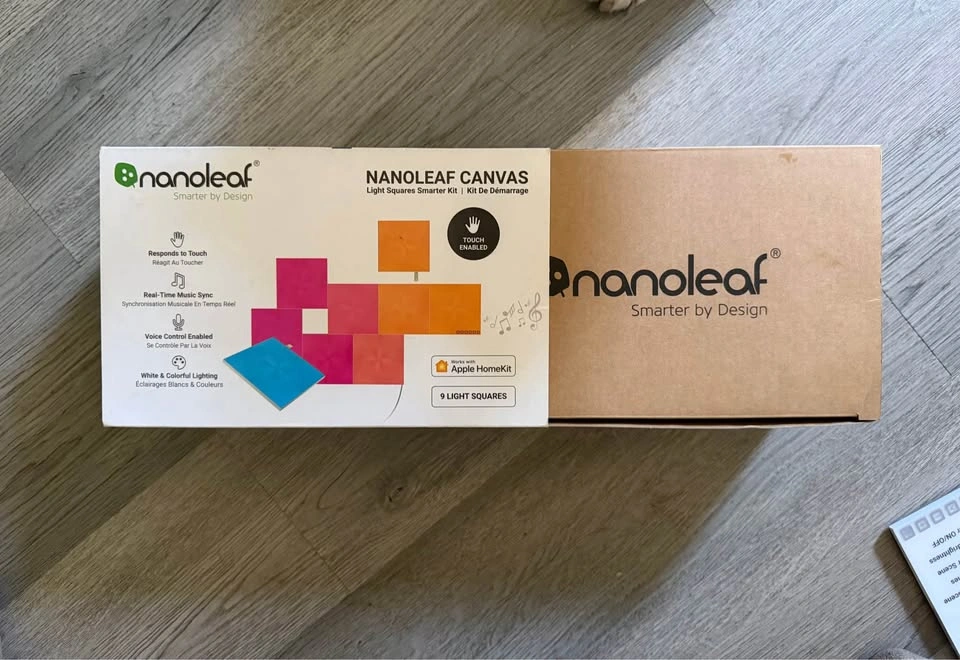 Nanoleaf Canvas Smarter Kit - 9 Light Squares - photo 2