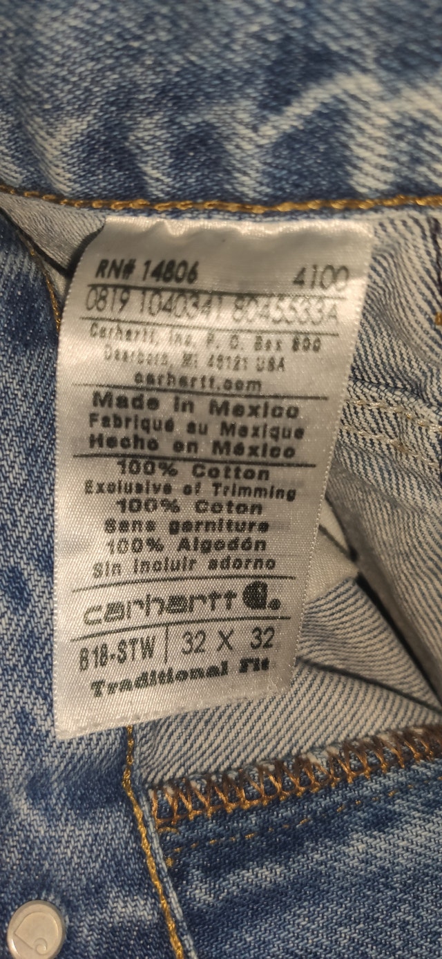 Carhartt B18-STW Traditional Fit Jeans 32x32 - photo 4