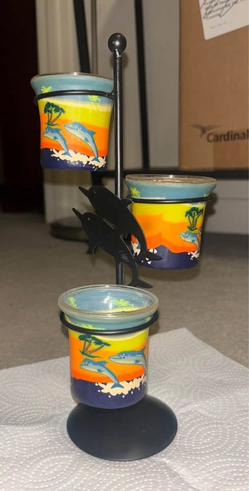 Dolphin Themed Candle Holder - photo 2