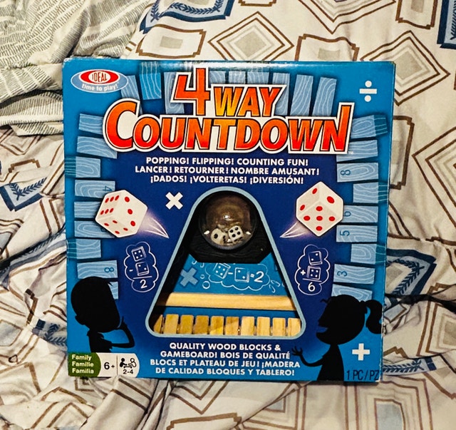 4-Way Countdown Board Game