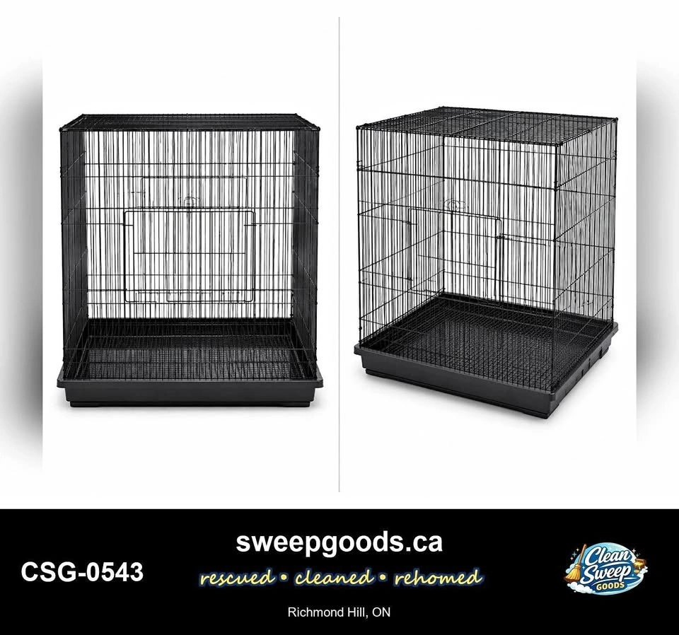 Large Bird Cage with Swing & Removable Tray