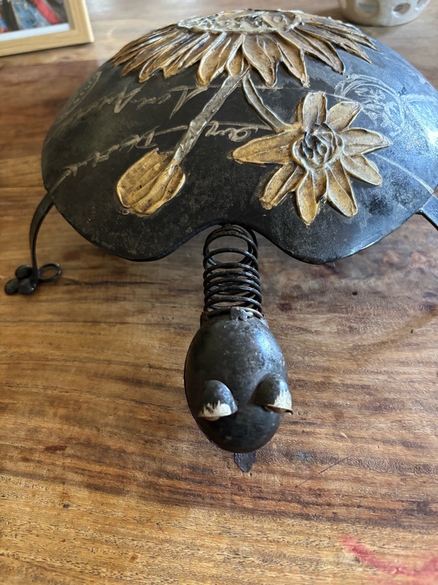 Metal Turtle Decorative Figurine - photo 2
