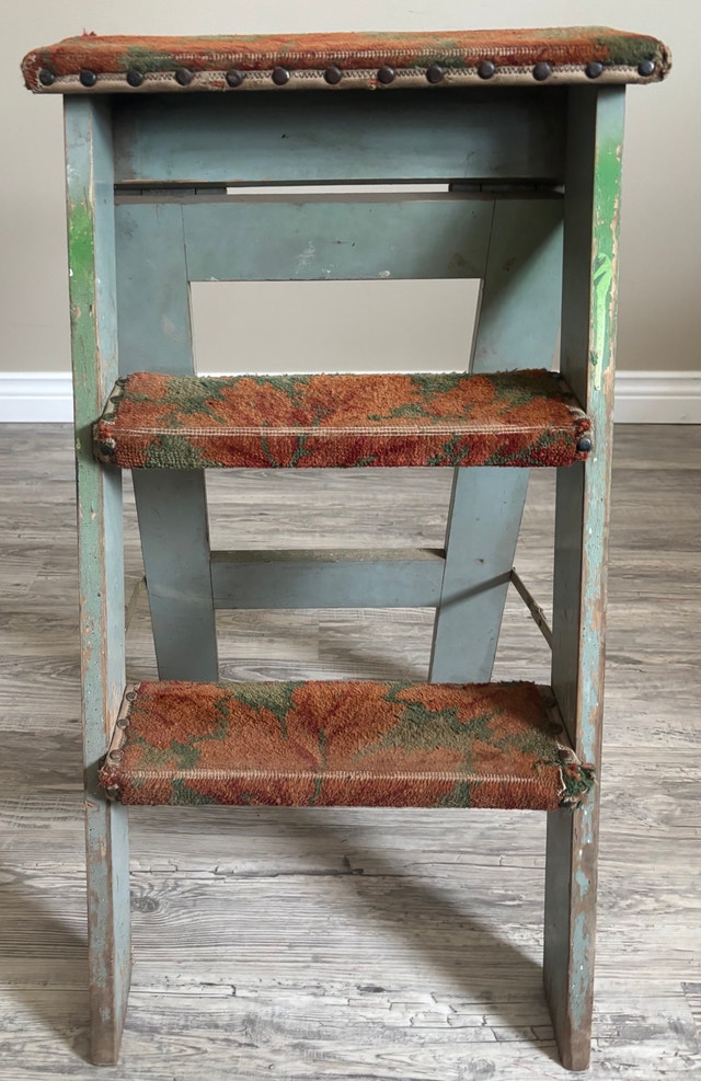 Vintage Wooden Step Stool