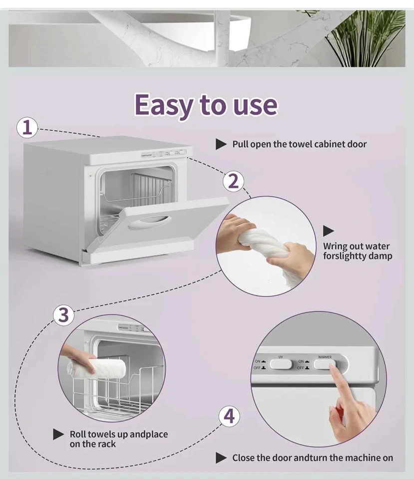 8L Hot Towel Warmer for Facials, Spa, and Home - photo 4
