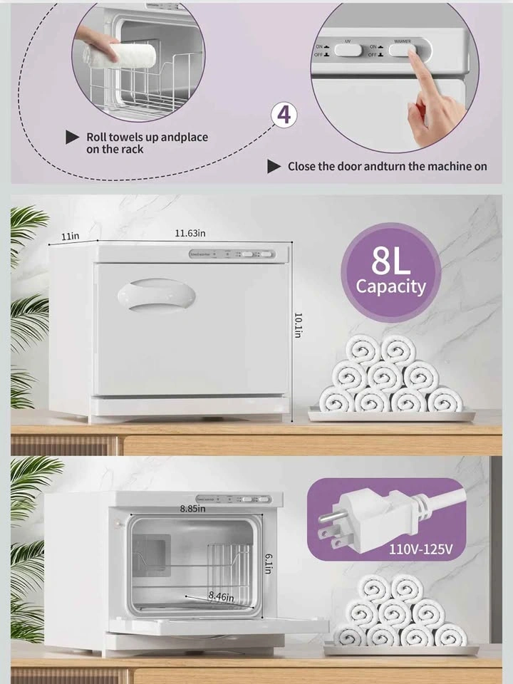 8L Hot Towel Warmer for Facials, Spa, and Home - photo 5