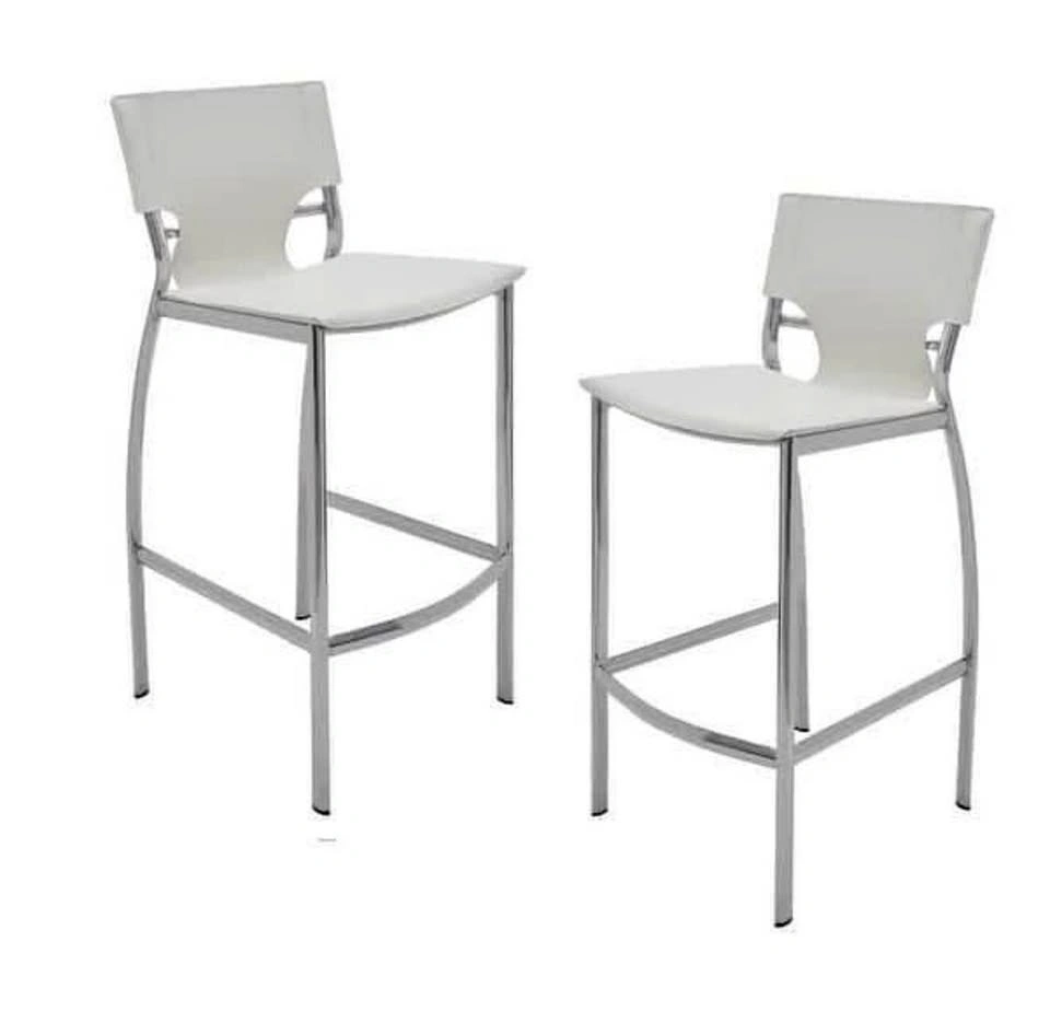 26” Venice stools in White (set of 2)