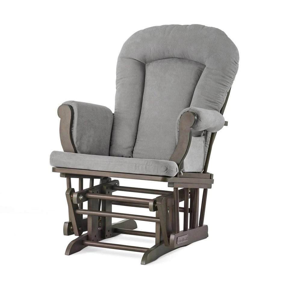 Forever Eclectic Cozy Glider and Ottoman, Dapper Gray