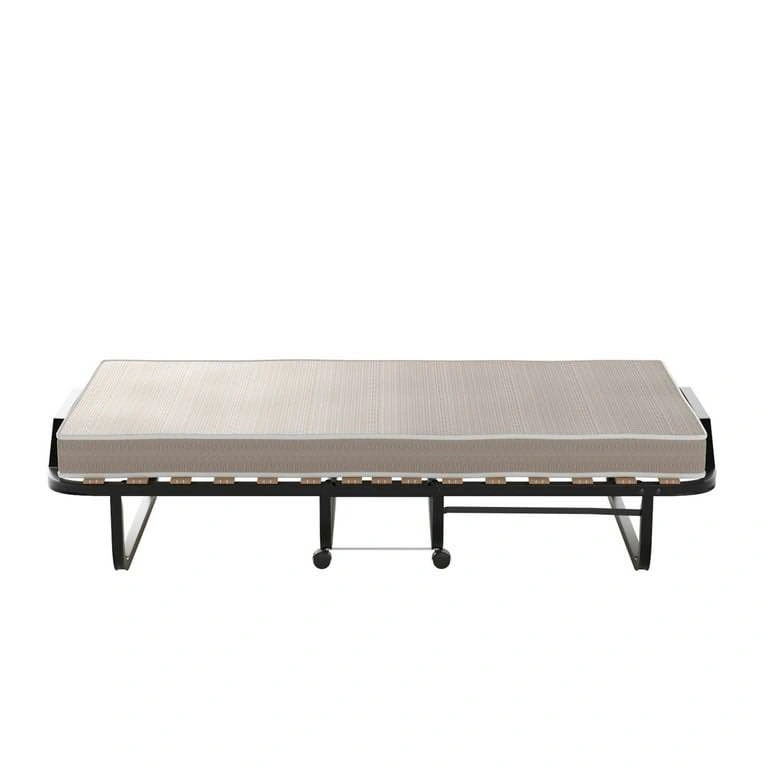 Costway Folding Rollaway Bed with Metal Frame & Foam Mattress - photo 4