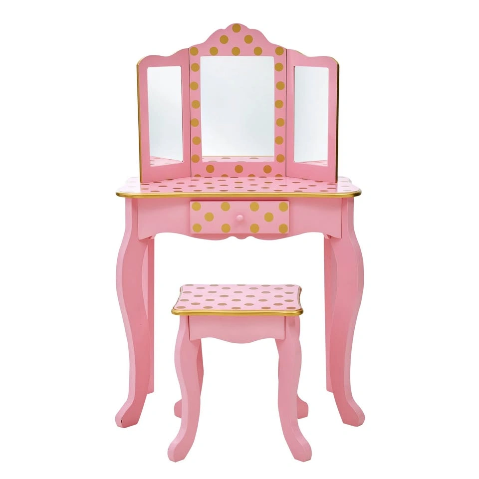 Teamson Kids Vanity Set Table With Mirror & Stool - photo 3