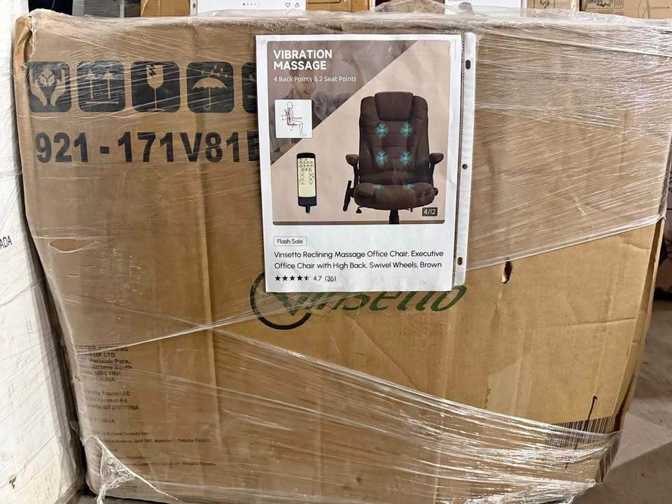 Vinsetto Reclining Massage Office Chair