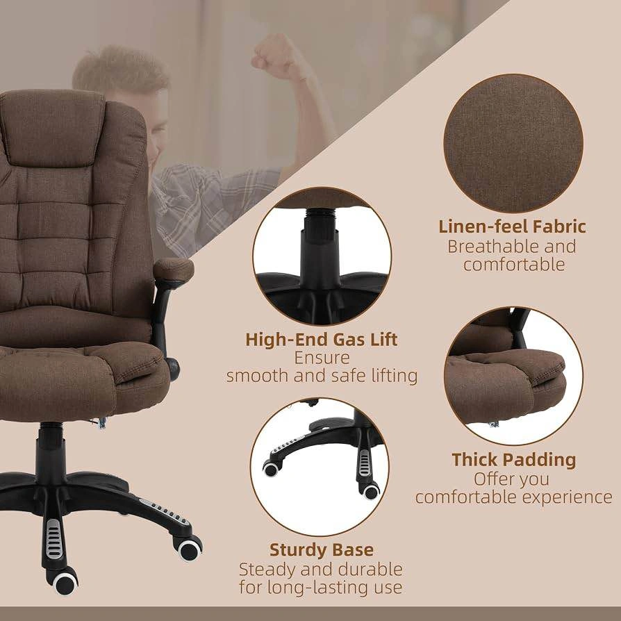 Vinsetto Reclining Massage Office Chair - photo 4