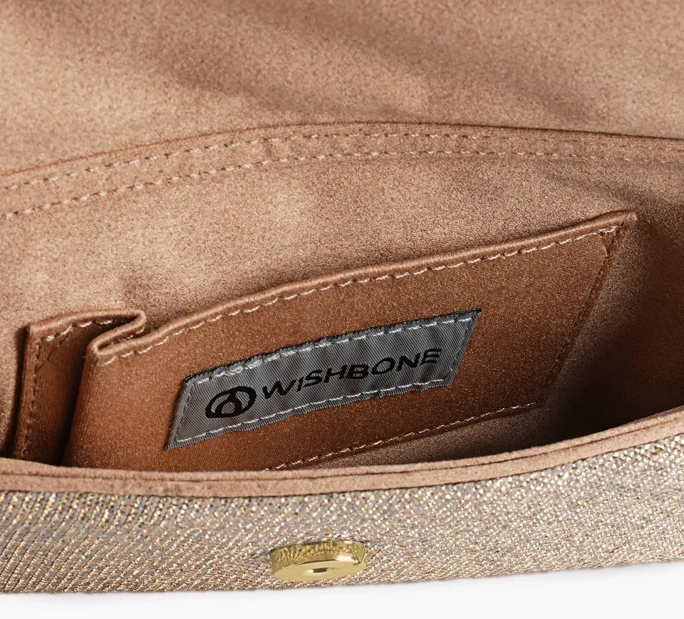 Formal Clutch Purse, gold toned - photo 2