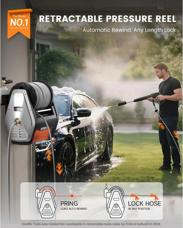 Giraffe Tools Wall Mounted Pressure Washer PRO 3700 PSI - photo 3
