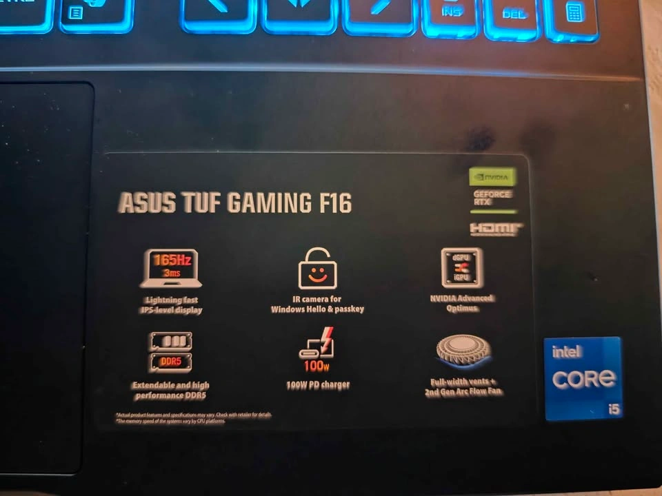 ASUS TUF Gaming F16 (2025) Laptop - photo 2