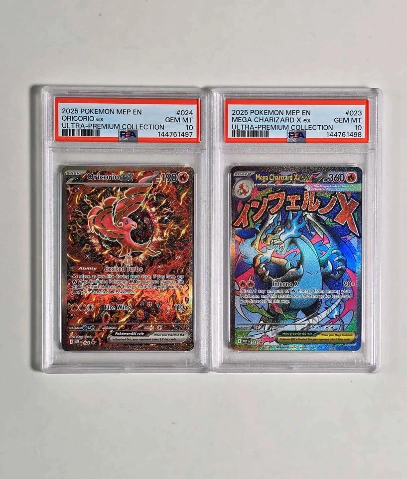 Sequential PSA 10 Oricorio & Charizard UPC Promos (023 and 024)
