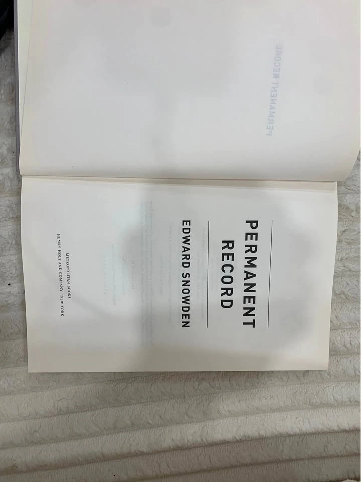 Permanent Record by Edward Snowden