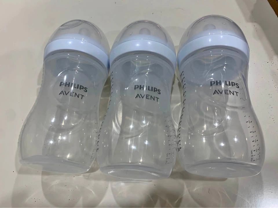 Set of 3 Philips Avent Natural Baby Bottles