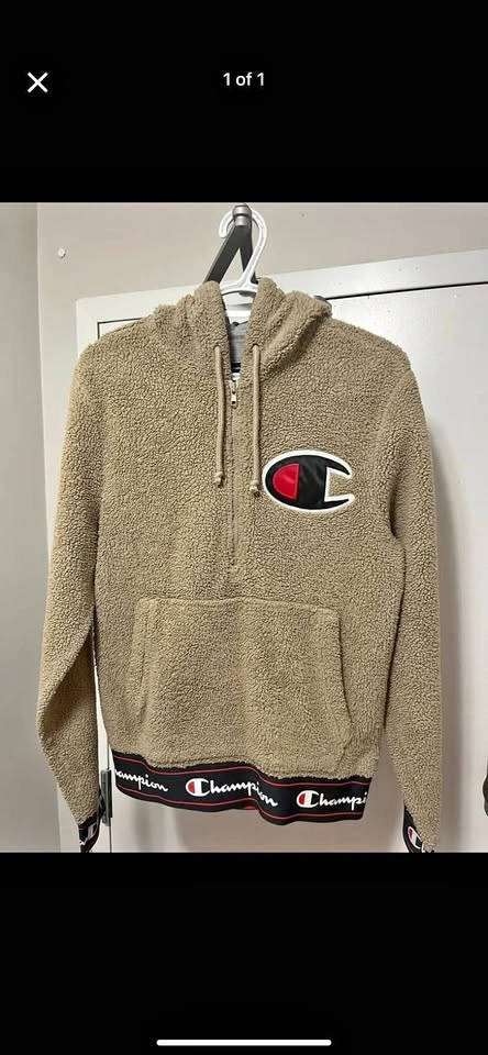 Champion Sherpa Fleece Quarter-Zip Hoodie