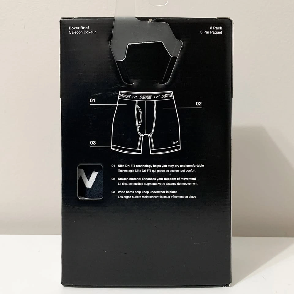 Nike Boxer Brief Dri-Fit Essential Size S/M/XL (3 Pack) NEW - photo 4