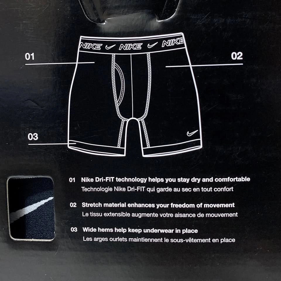 Nike Boxer Brief Dri-Fit Essential Size S/M/XL (3 Pack) NEW - photo 5