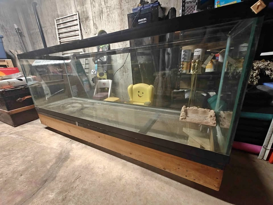 Custom Glass Terrarium — 72"L × 19"W × 22"H with Stand