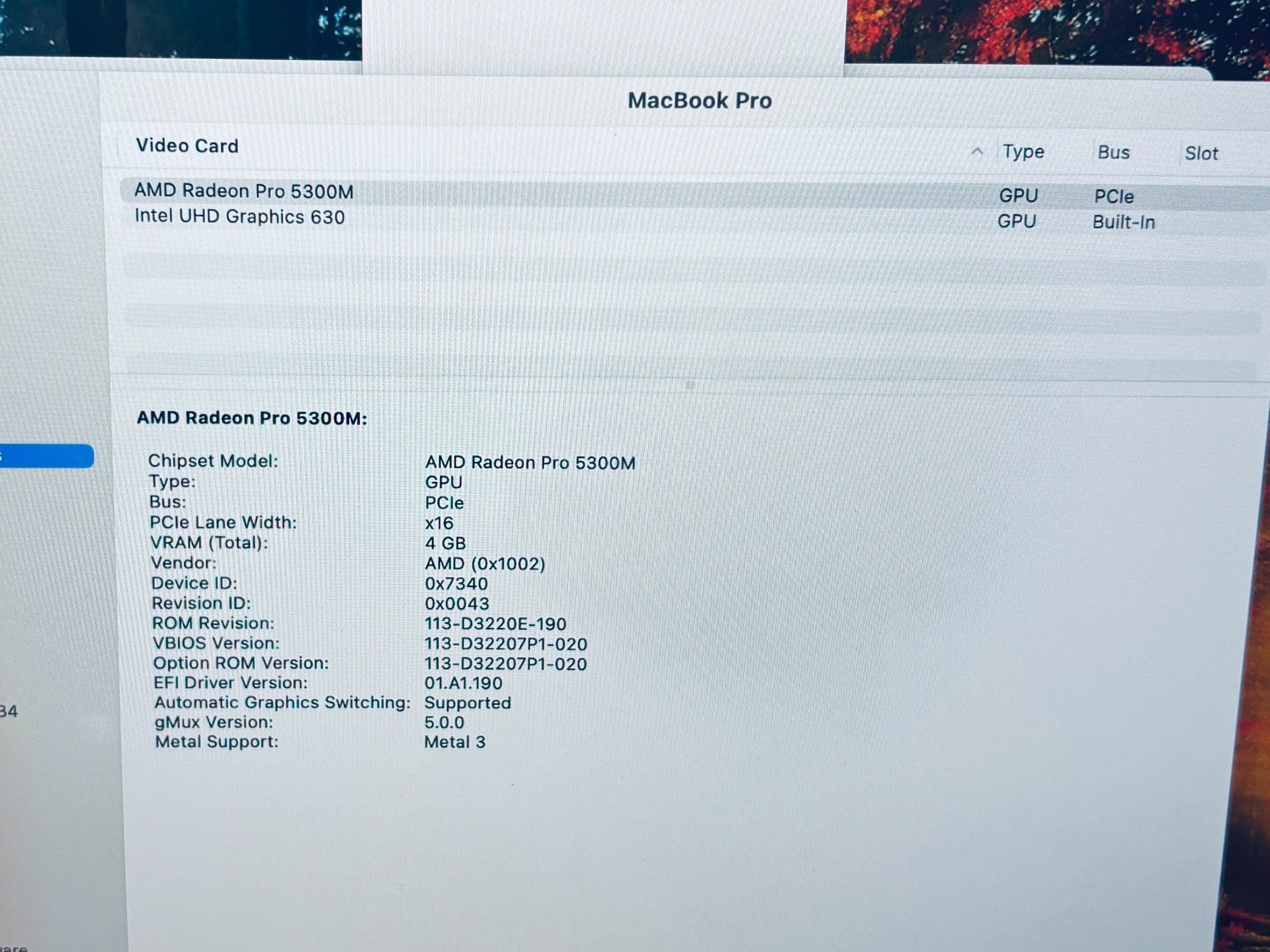 Apple MacBook Pro 16” 2019 64GB RAM 512GB Radeon Pro 5300M - photo 5
