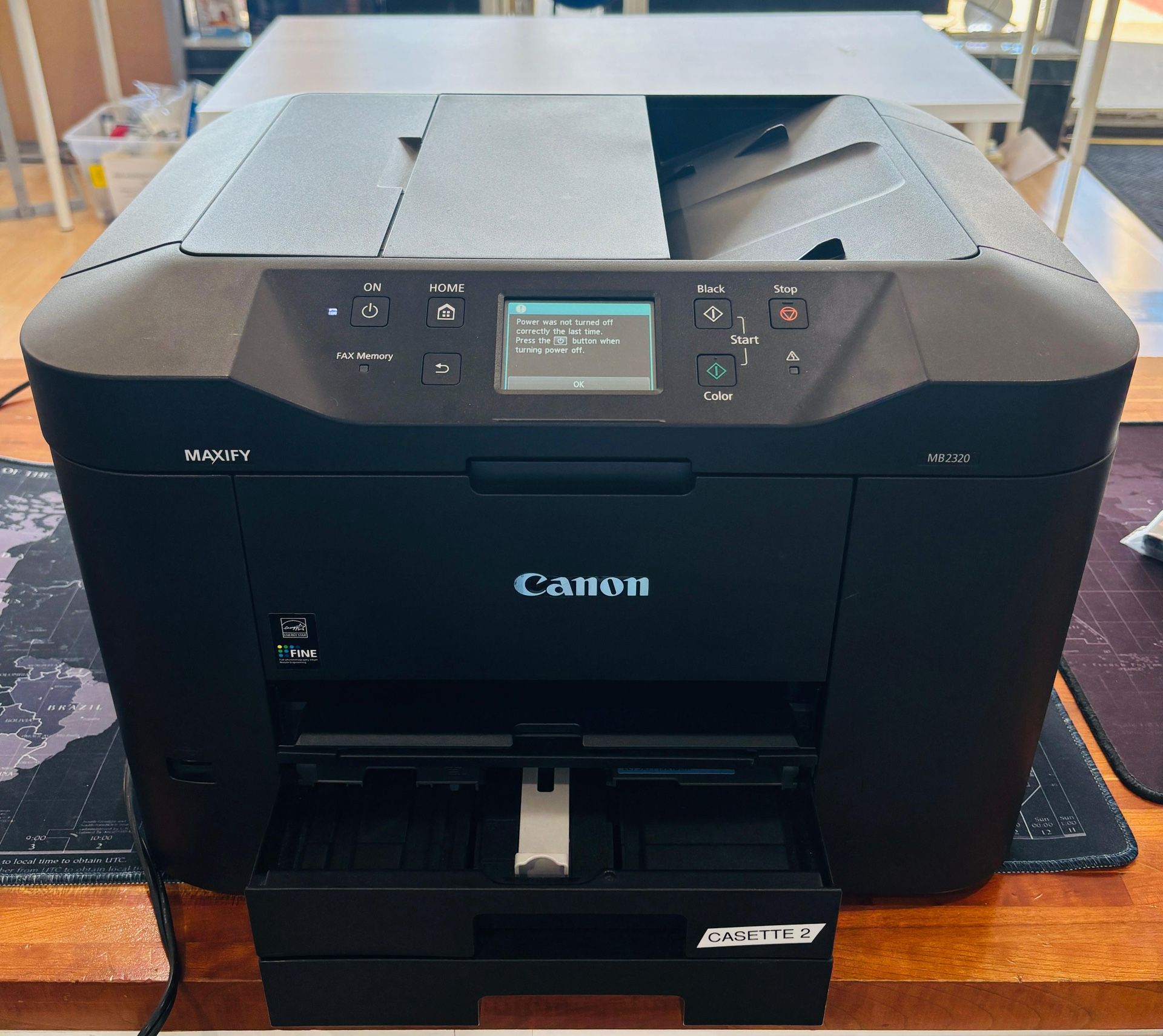 CANON Maxify MB2320 InkJet Printer and Scanner With New INK