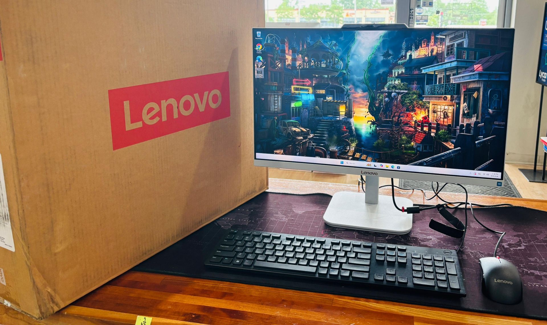 Lenovo F0J6 All-in-One PC Intel N100 16GB RAM 512GB SSD