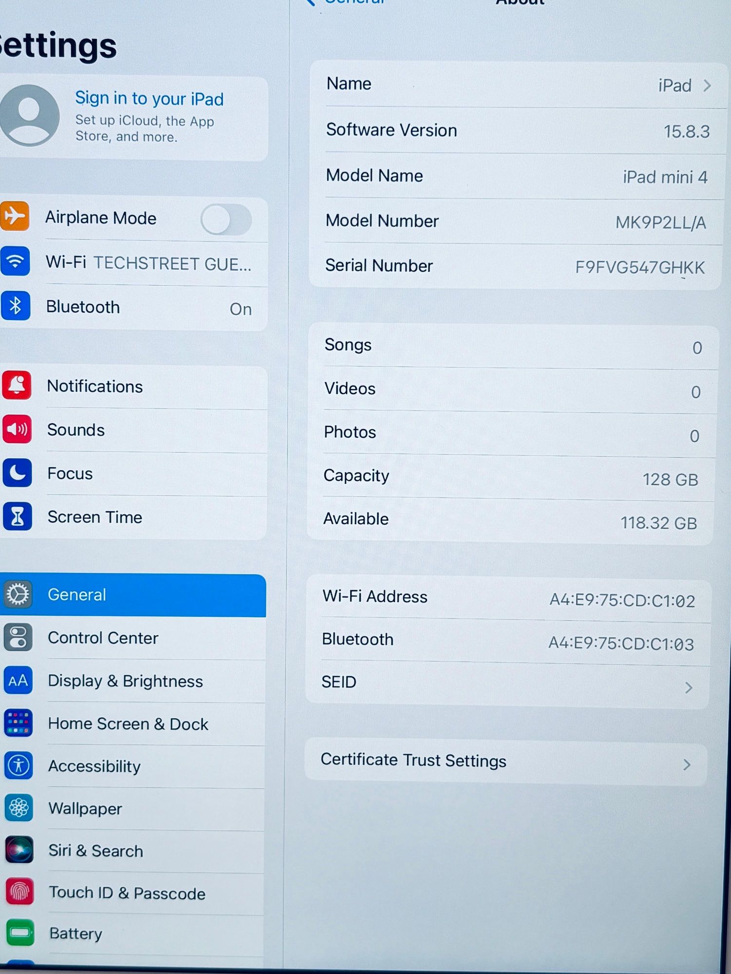 Apple iPad Mini 4 128GB Fully Functional - photo 2