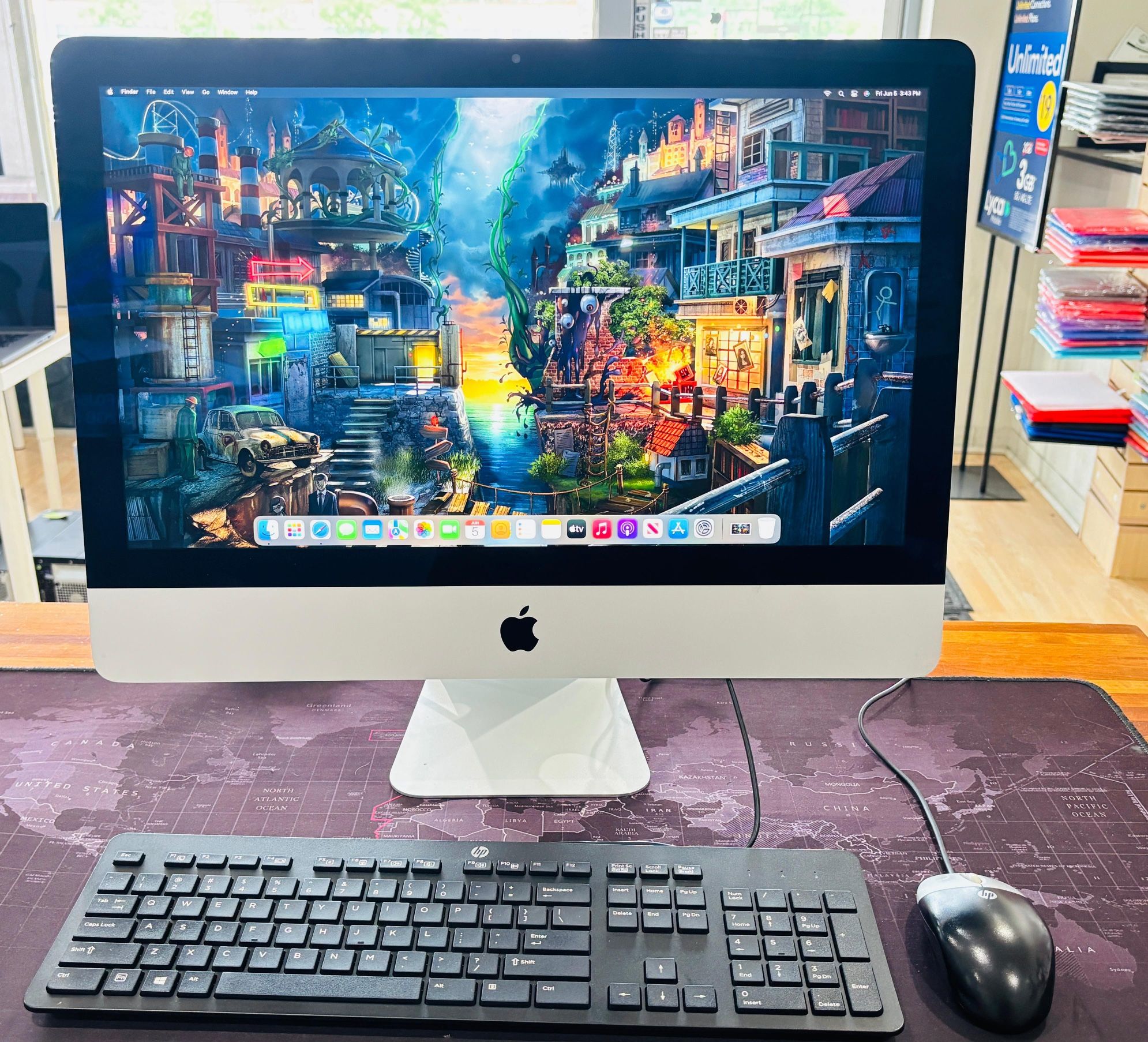 Apple iMac 21” 2017 4K Retina 3Ghz Core i5 8GB 256GB SSD