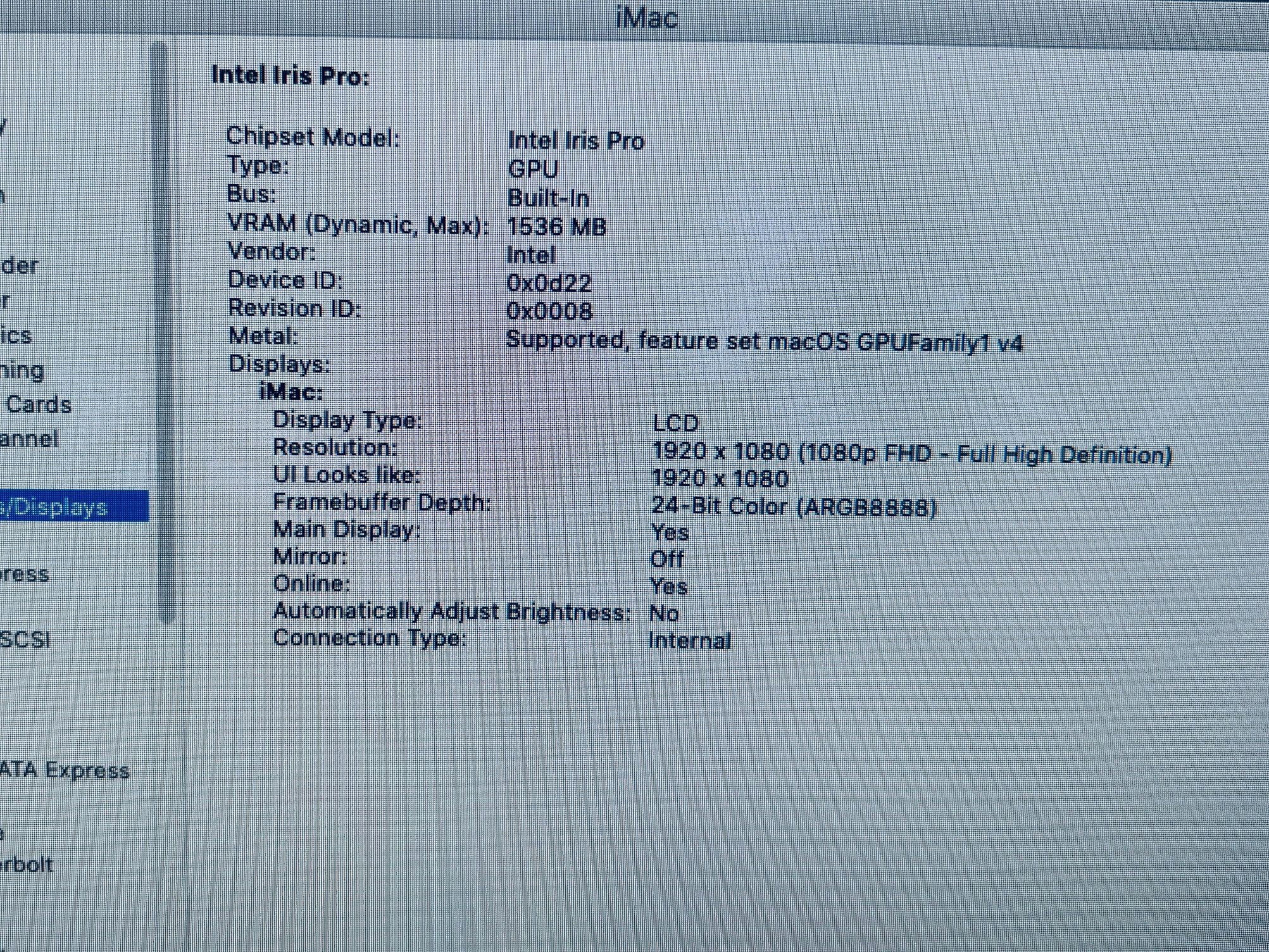 Apple iMac 21.5" 2013 Core i5 8GB 256GB SSD macOS Catalina - photo 5