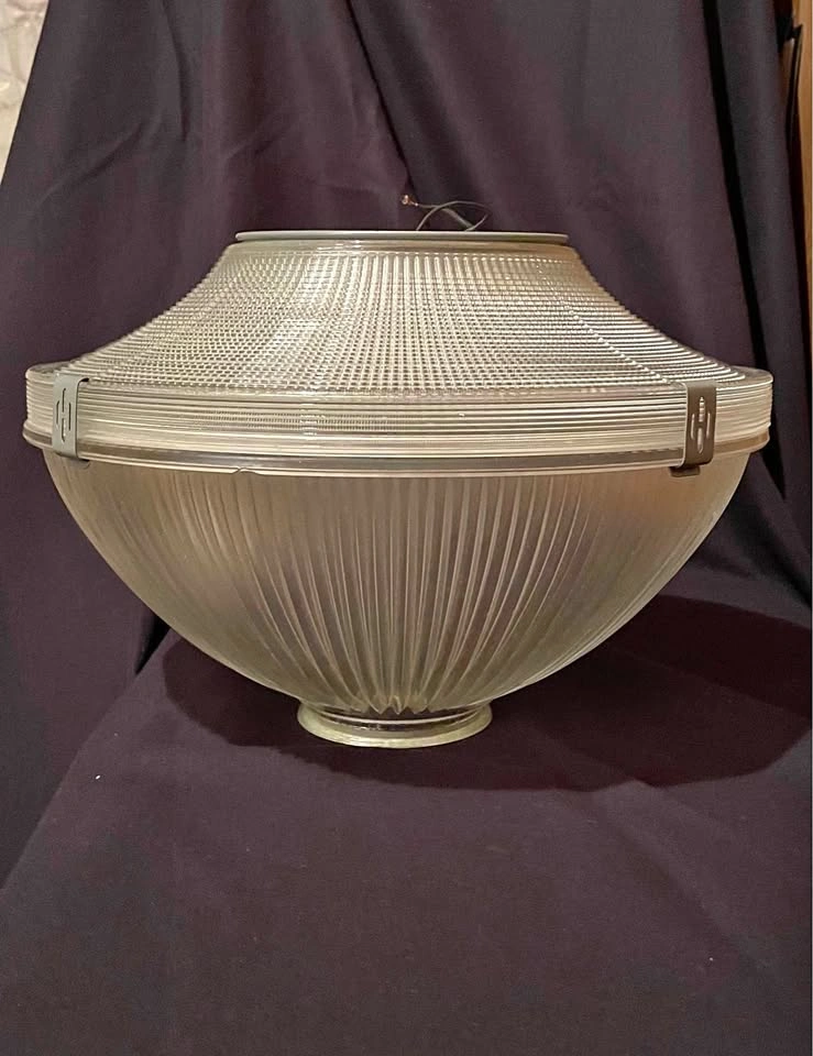 Vintage Glass Light Fixture