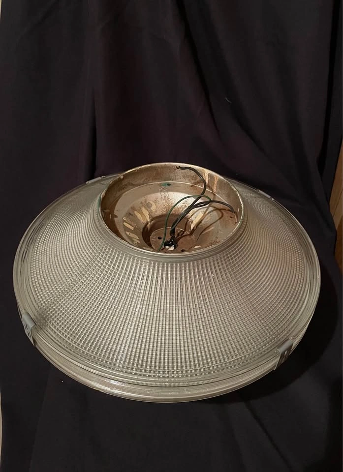 Vintage Glass Light Fixture - photo 2