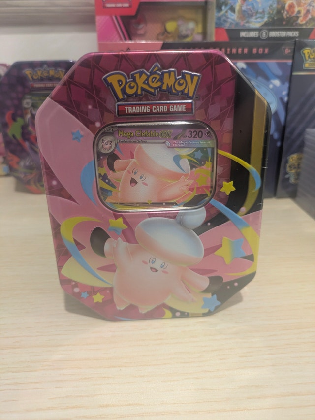 Pokemon Mega Moonlit Tin - Mega Clefable EX Factory Sealed