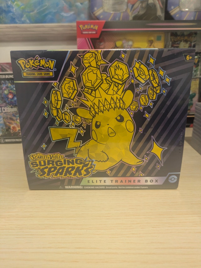 Pokemon S&V Surging Sparks Elite Trainer Box - Factory Sealed