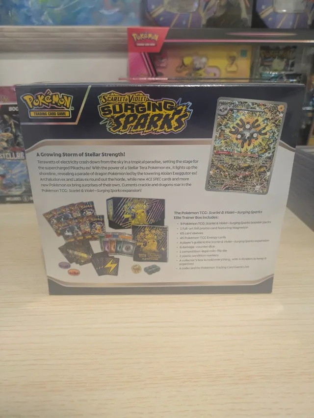 Pokemon S&V Surging Sparks Elite Trainer Box - Factory Sealed - photo 2