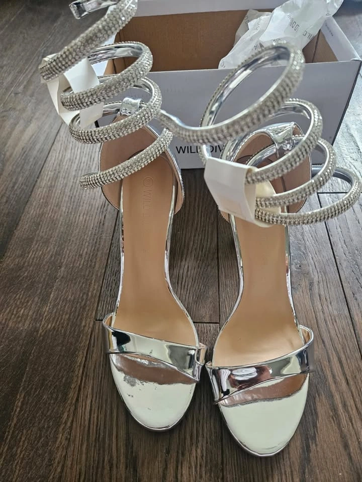 Womens's Rhinestone Heels - photo 5