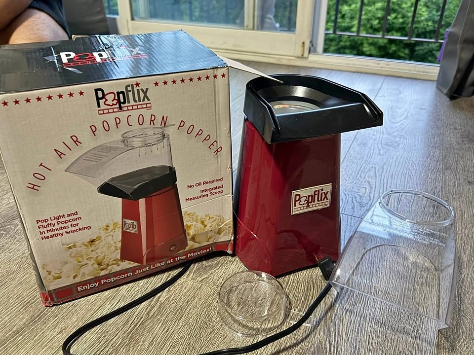 Popflix Hot Air Popcorn Popper