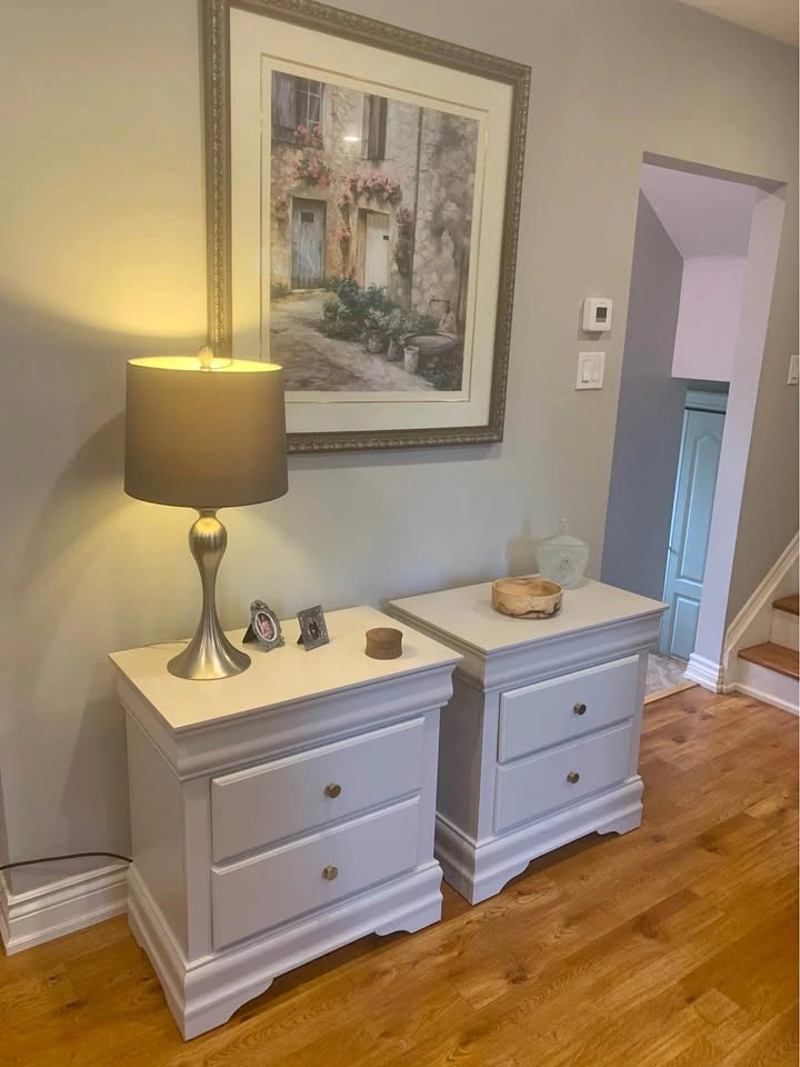 Large Wood Night Stands / Side Tables (2)