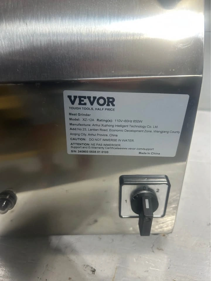 VEVOR XZ-12A Meat Grinder - photo 3
