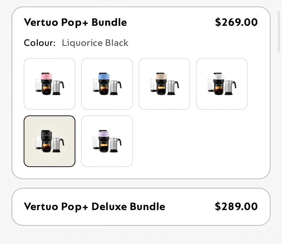 BNIB: Nespresso Vertuo Pop+ & Aeroccino 3 Bundle