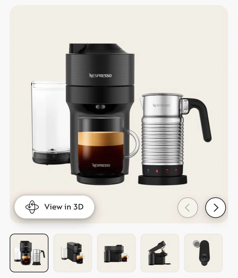 BNIB: Nespresso Vertuo Pop+ & Aeroccino 3 Bundle - photo 2