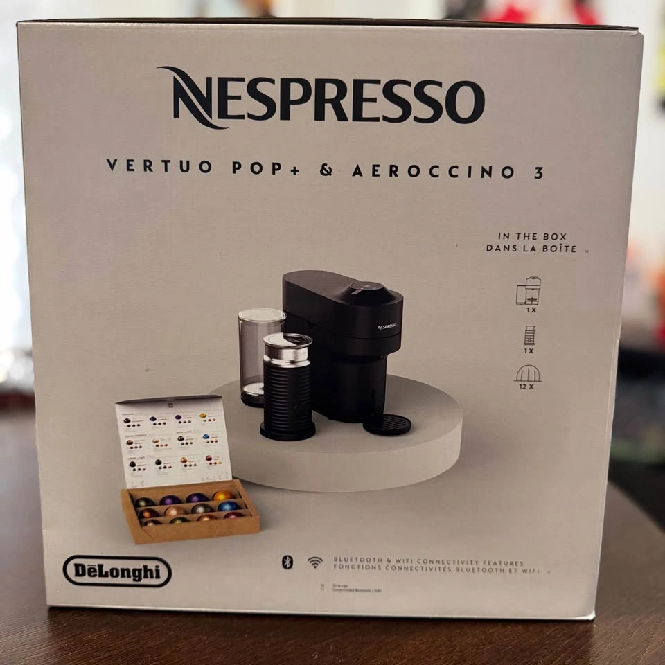 BNIB: Nespresso Vertuo Pop+ & Aeroccino 3 Bundle - photo 3