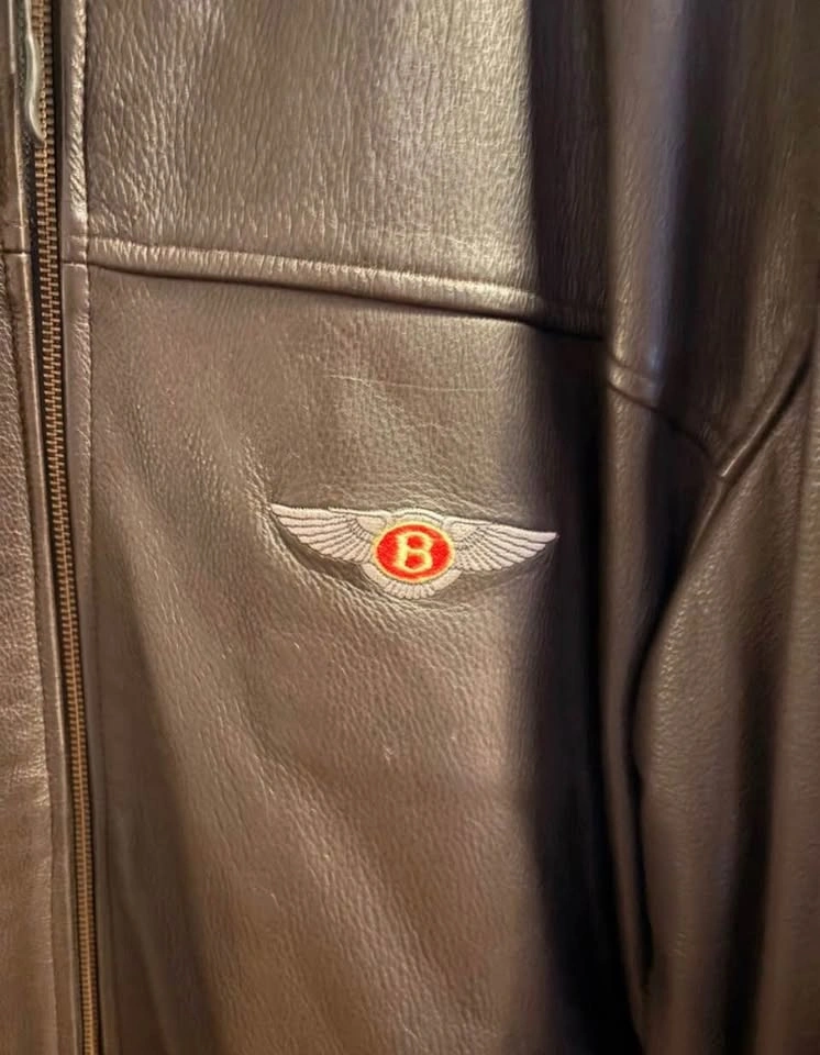 Vintage full-grain leather coat BENTLEY motorcars men’s XL - photo 5