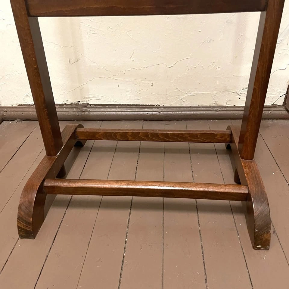 VTG Mid-Century Modern Suit Valet Stand w/ Shoe Rack 44” - photo 5