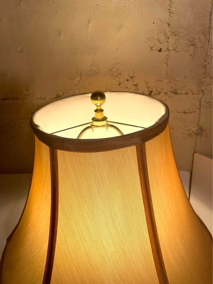 VTG Stiffel and Lenox MCM Brass Table Lamp Hollywood Regency 30” - photo 3