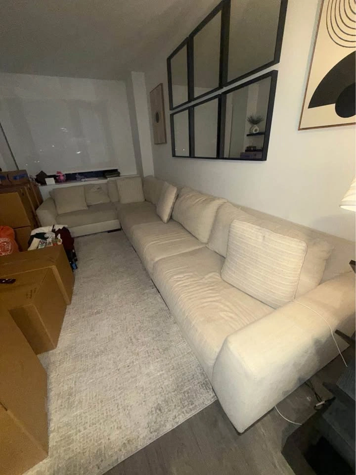 (FREE DELIVERY) Modern Beige Sectional Sofa from Ashley - photo 2